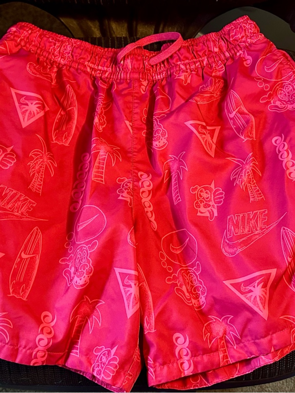 Nike Pink Graphic Athletic Shorts
